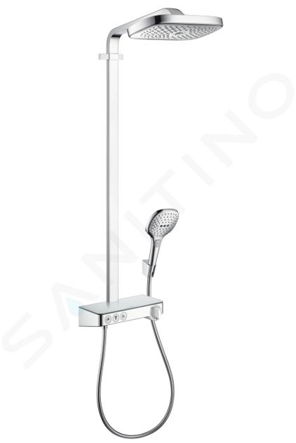 Hansgrohe Raindance Select E - Zestaw prysznicowy Showerpipe 300 z termostatem ShowerTablet Select, 3 strumienie, chrom 27127000