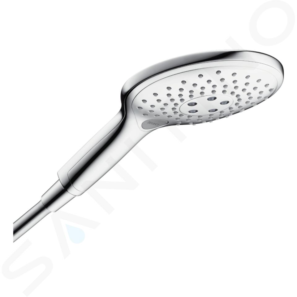 Hansgrohe Raindance Select S - Główka prysznicowa 150, 3 strumienie, EcoSmart 9 l/min, chrom 28588000