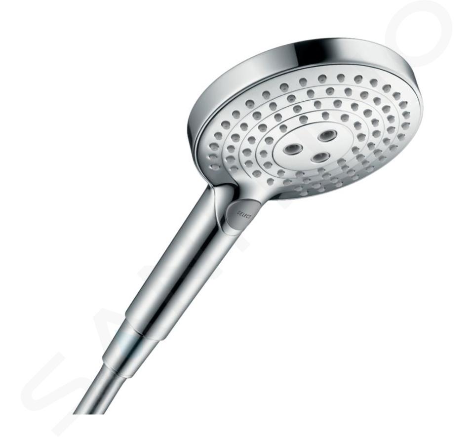 Hansgrohe Raindance Select S - Główka prysznicowa 120, 3 strumienie, EcoSmart, chrom 26531000