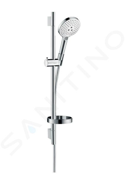 Hansgrohe Raindance Select S - Zestaw prysznicowy 120, 3 strumienie, biały/chrom 26630400