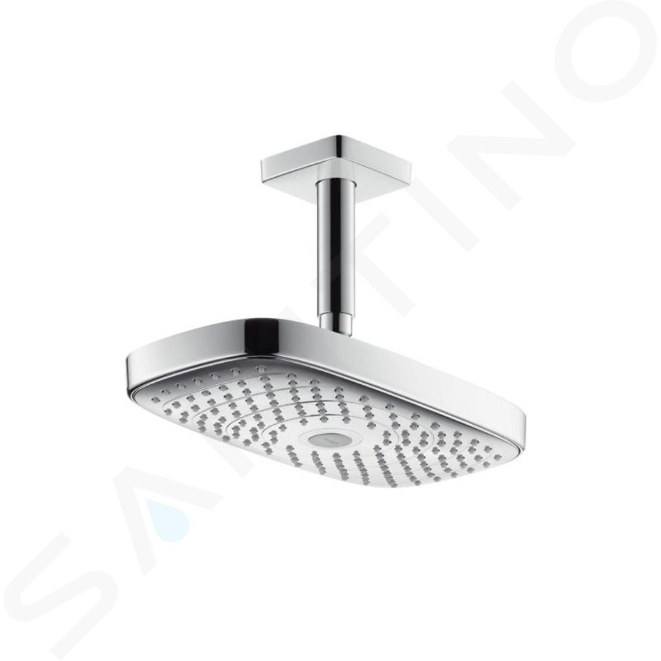 Hansgrohe Raindance Select E - Deszczownica 300, 2 strumienie, ramię prysznica 100 mm, chrom 27384000