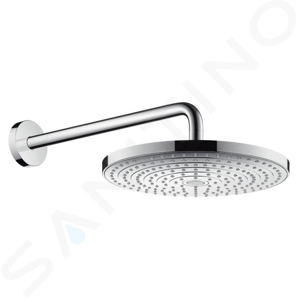 Hansgrohe Raindance Select S - Deszczownica 300, 2 strumienie, ramię prysznica 39 cm, chrom 27378000