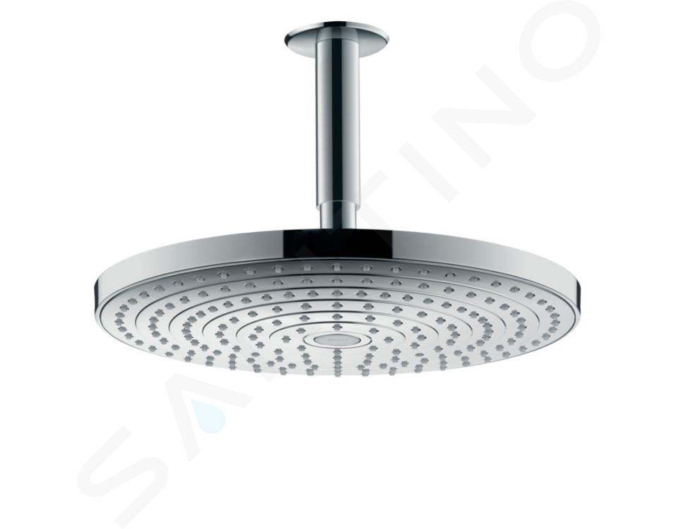 Hansgrohe Raindance Select S - Deszczownica 300, 2 strumienie, ramię prysznica 10 cm, chrom 27337000