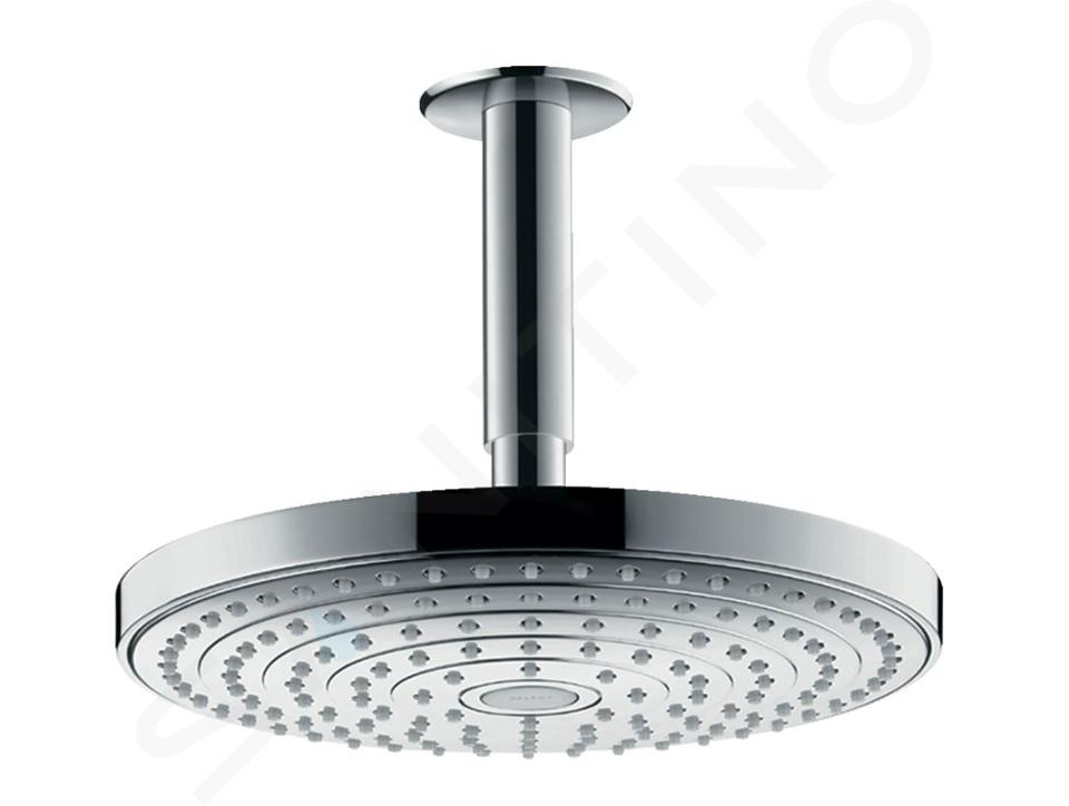 Hansgrohe Raindance Select S - Deszczownica 240, 2 strumienie, EcoSmart 9 l/min, ramię prysznica 10 cm, chrom 26469000