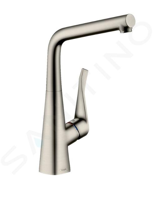 Hansgrohe Metris New - Dřezová baterie, vzhled nerezu 14822800