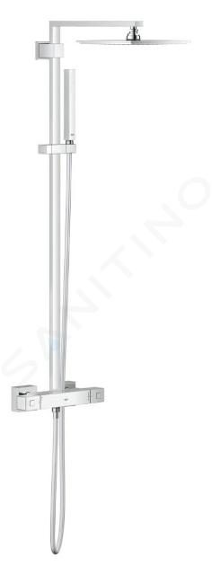 Grohe Grohtherm Cube - Sprchový set s termostatom, 1 prúd, chróm 26087000