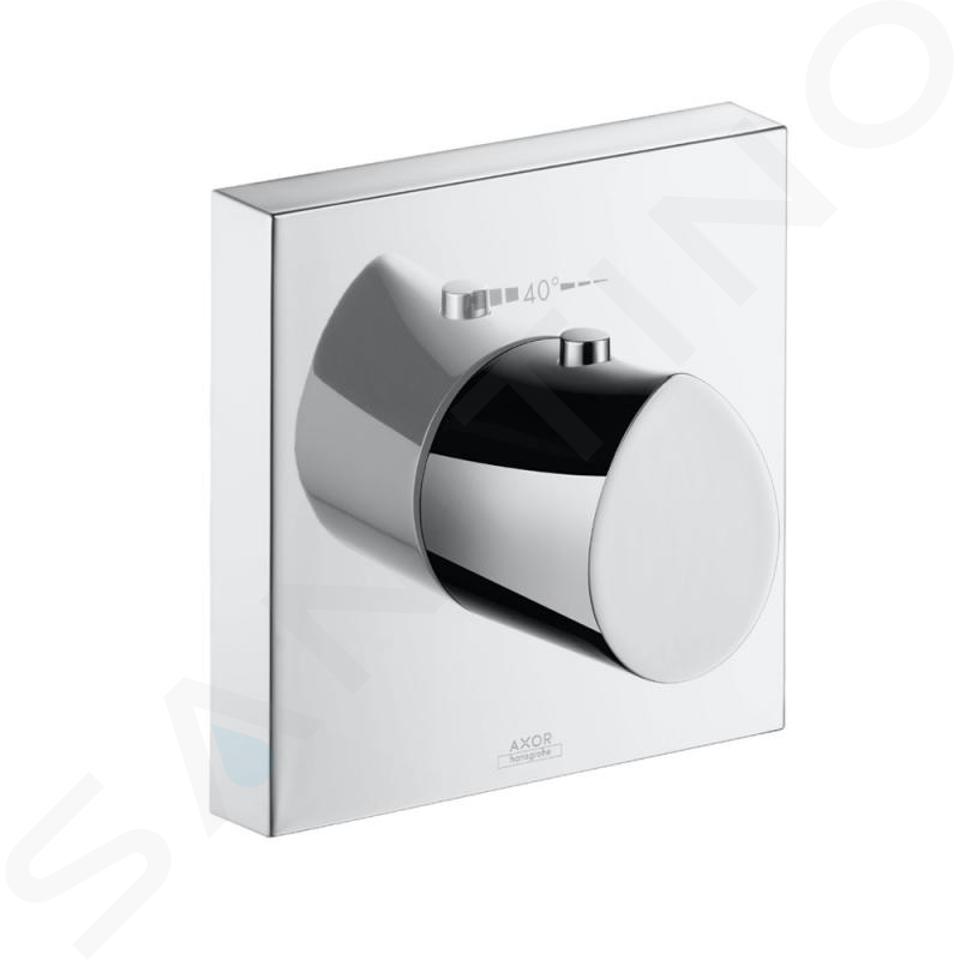 Axor Starck Organic - Mitigeur thermostatique encastré haut débit, chrome 12711000