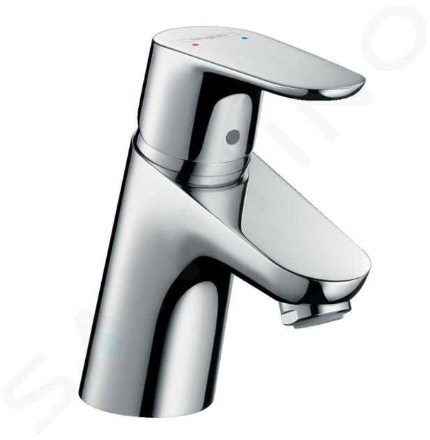 Hansgrohe Focus E2 - Miscelatore monocomando 70 per lavabo, con sistema di scarico Push-Open, cromato 31604000