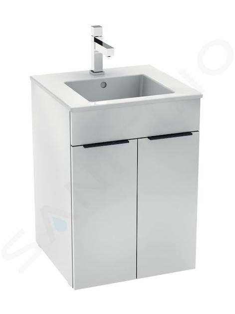 Jika Cube - Meuble avec lavabo, 440x422x607 mm, blanc H4536211763001