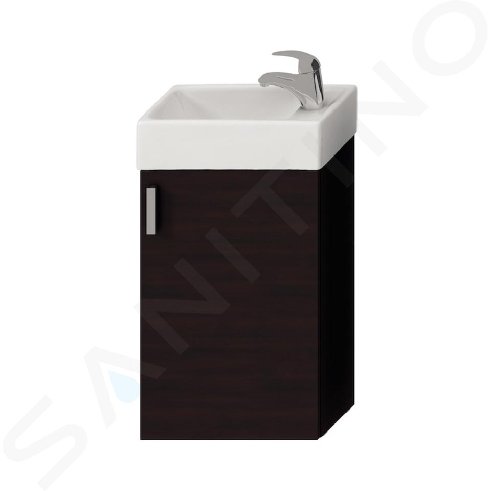 Jika Petit - Mobile con lavabo, 386x221x585 mm, rovere scuro H4535111753021