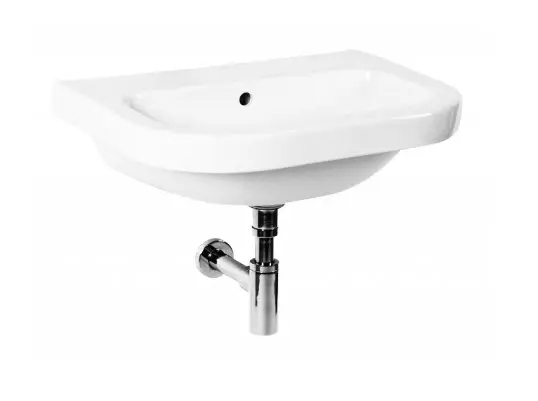 Jika Deep - Lavabo 600x450 mm, con troppopieno, bianco H8126130001091