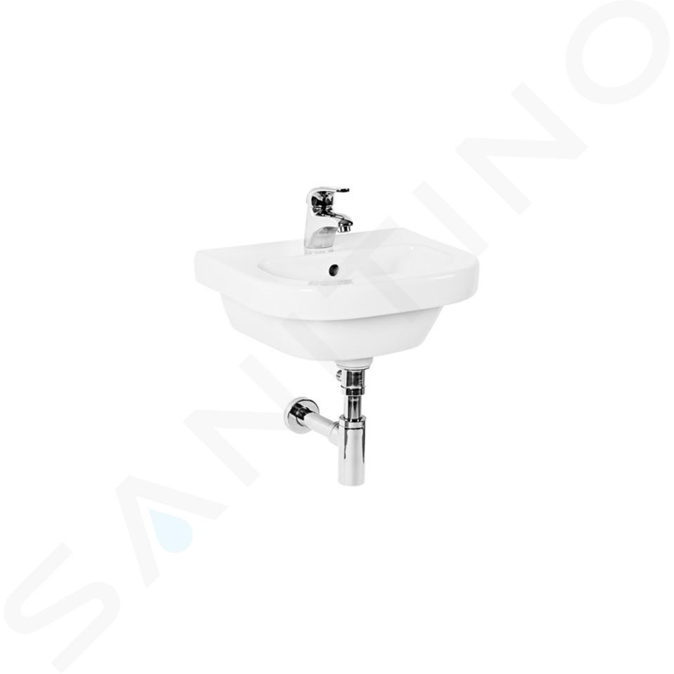 Jika Deep - Lavabo 450x370 mm, orificio para grifo, blanco H8156140001041