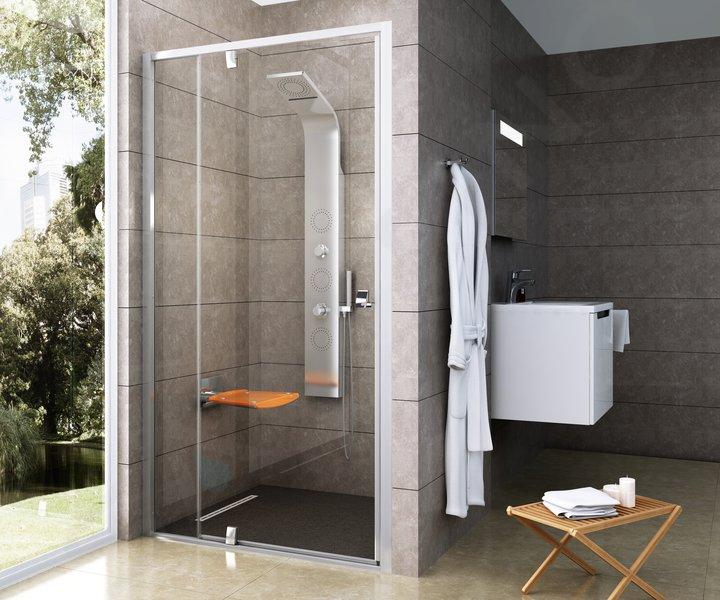 Ravak Pivot - Porte de douche 1061-1111 mm, verre satiné/clair 03GD0U00Z1