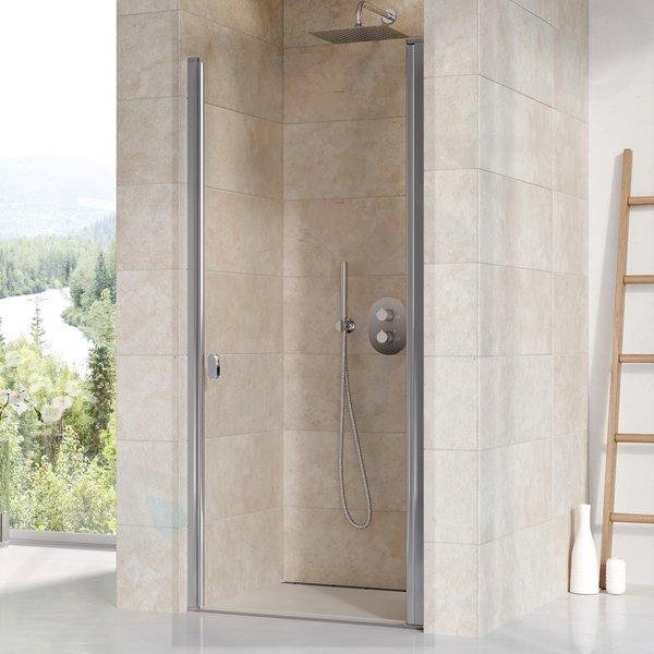 Ravak Chrome - Porte de douche coulissante 775-805 mm, aluminium poli/verre transparent 0QV40C00Z1