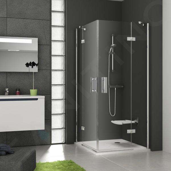 Ravak SmartLine - Cabine de douche quart de cercle SMSRV4, 785-800 mm mm, verre transparent/chrome 1SV44A00Z1