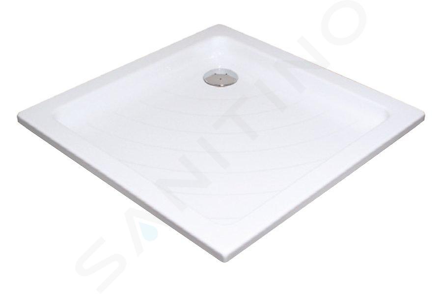 Ravak Kaskada - Piatto doccia Angela PU, 905x905 mm, AntiBac, bianco A007701120