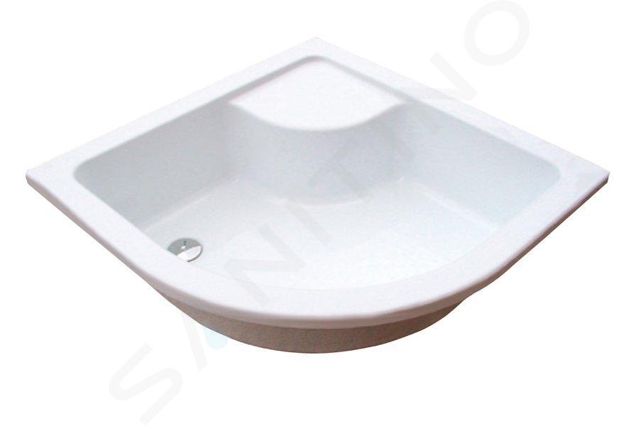 Ravak Minivana - Receveur de douche profond Sabina 80-LA, 80x80 cm, AntiBac, blanc A214001020