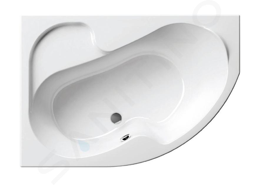 Ravak Rosa I - Bañera asimétrica 140 L, 1400x1050 mm, izquierda, blanca CI01000000