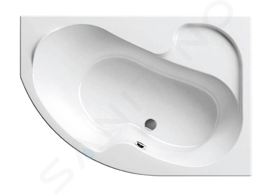 Ravak Rosa I - Vasca da bagno asimmetrica 140 R, 1400x1050 mm, dx, bianco CV01000000