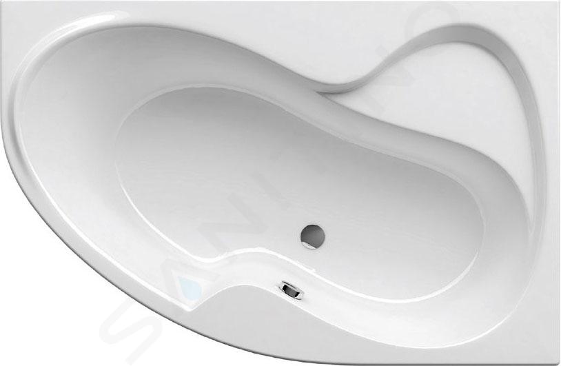 Ravak Rosa II - Vasca da bagno ad angolo 1700x1050 mm, dx, bianco C421000000