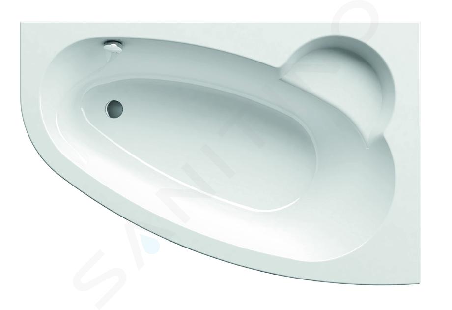 Ravak Asymmetric - Aszimmetrikus kád 170 R, 1700x1100 mm, jobbra, fehér C491000000