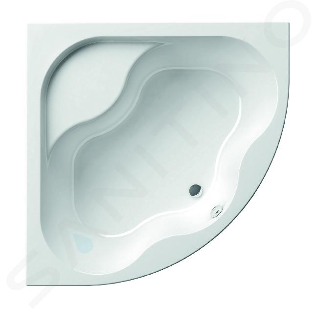 Ravak Gentiana - Vasca da bagno ad angolo 1400x1400 mm, bianco CF01000000