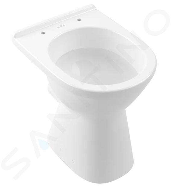 Villeroy & Boch ViCare - Stojící WC, zadní odpad, Rimless, alpská bílá 4683R001