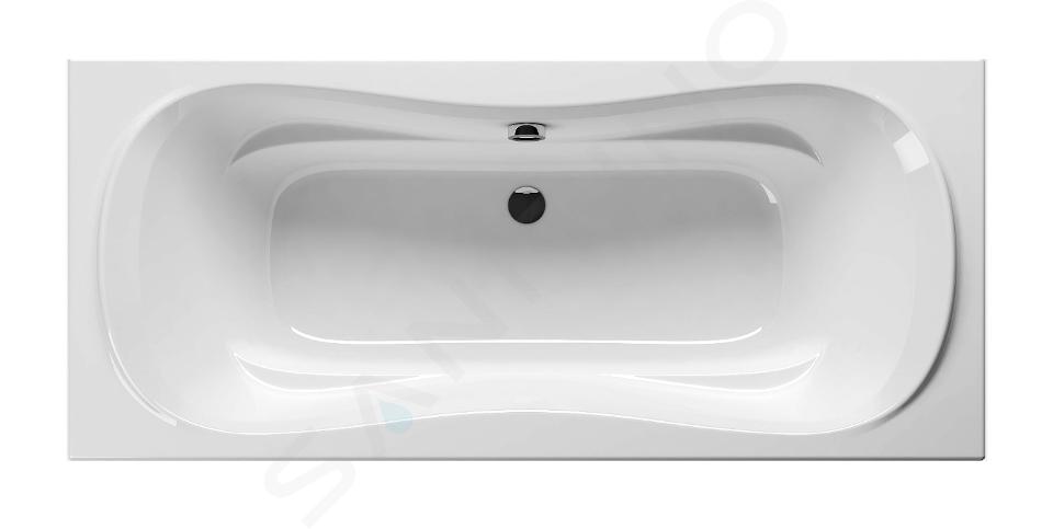 Ravak Campanula II - Vasca da bagno rettangolare, 1800x800 mm, bianco CB21000000