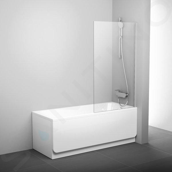Ravak Pivot - Parawan nawannowy 80x140 cm, szkło satynowe/przezroczyste 79840U00Z1