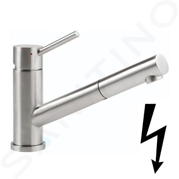 Villeroy & Boch Como - Mitigeur d'évier avec bec extractible, inox 925211LC