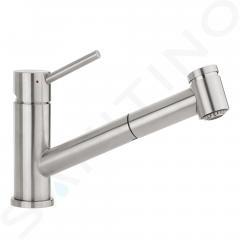 Villeroy & Boch Como - Miscelatore da lavello con doccetta estraibile, acciaio inox 927200LC