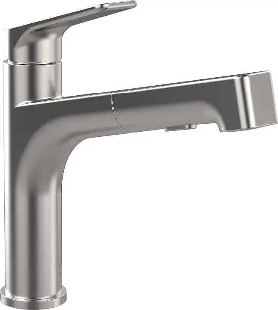 Villeroy & Boch Junis - Mitigeur d'évier avec douchette extractible, inox 928200LC