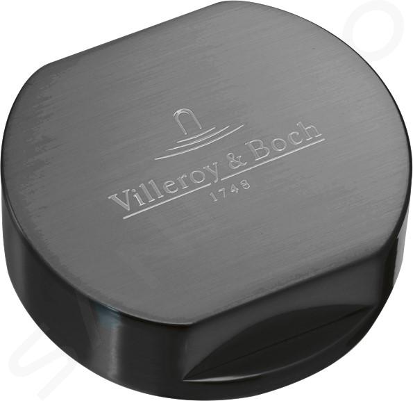 Villeroy & Boch Accesorios - Botón de control excéntrico para fregadero doble, antracita 94052505