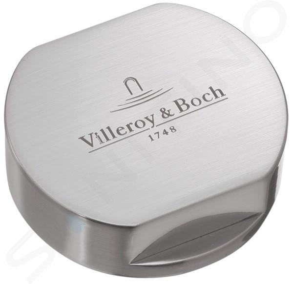 Villeroy & Boch Zubehör - Abdeckkappe für Doppeldrehgriff, Chrom matt 940525L7