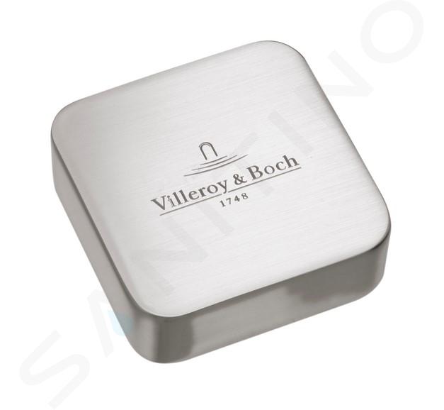 Villeroy & Boch Accessoires - Bouton de commande excentrique pour évier double, chrome mat 940535L7