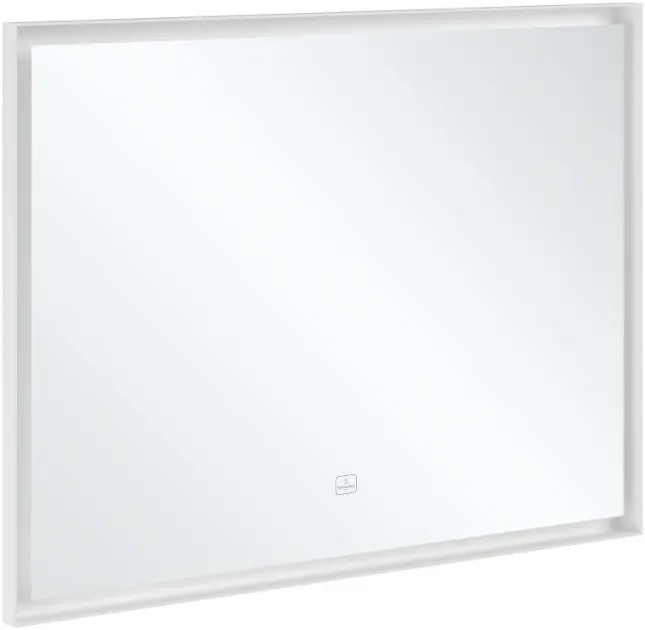 Villeroy & Boch Subway 3.0 - Miroir avec cadre et éclairage LED, 100x75 mm, capteur tactile A4631000