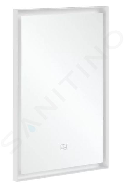 Villeroy & Boch Subway 3.0 - Miroir avec cadre et éclairage LED, 50x75 mm, capteur tactile A4635000