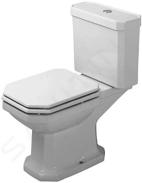 Duravit 1930 - Vas de toaletă monobloc, cu montaj pe podea, scurgere verticală, alb 0227010000