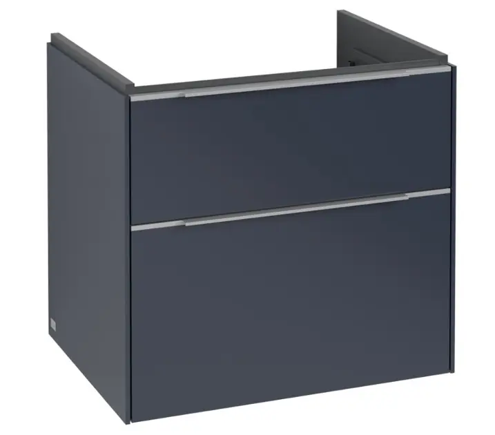 Levně Villeroy & Boch Subway 3.0 - Umyvadlová skříňka, 62x58x48 cm, 2 zásuvky, Marine Blue C57600VQ