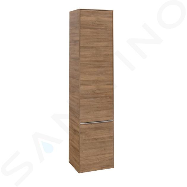 Villeroy & Boch Subway 3.0 - Hochschrank, 40x171x36 cm, 2 Türen, Scharniere links, SoftClosing, Oak Kansas C58600RH