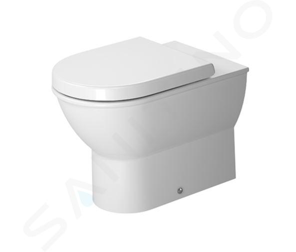 Duravit Darling New - Staande WC, afval achteraan, met WonderGliss, wit 2139090000