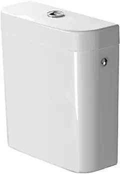 Duravit Darling New - Réservoir de chasse d’eau, 41x16 cm, blanc - réservoir, raccordement en bas à gauche, chasse d’eau de 6 l 0931100005