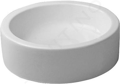 Duravit Starck 1 - Vasque sans trou sans trop-plein, rectifiée, diamètre 460 mm, blanc - vasque 0445460000