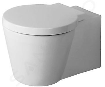 Duravit Starck 1 - Závěsné WC, bílá 0210090064