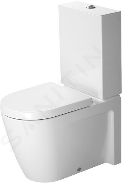 Duravit Starck 2 - Stojaca WC kombi misa, biela 2145090000