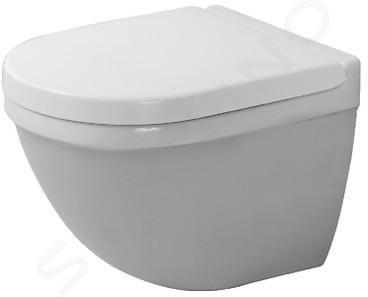 Duravit Starck 3 - WC suspendu Compact, avec WonderGliss, blanc 22270900001