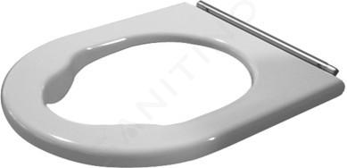 Duravit Starck 3 - Asiento de WC Vital, sin tapa, blanco 0062610000