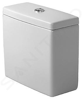 Duravit Starck 3 - Splachovacia nádrž 39x19 cm, pripojenie dole vľavo, s WonderGliss, biela 09201000051