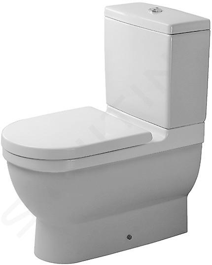 Duravit Starck 3 - WC à poser à installer avec réservoir, blanc 0128090000