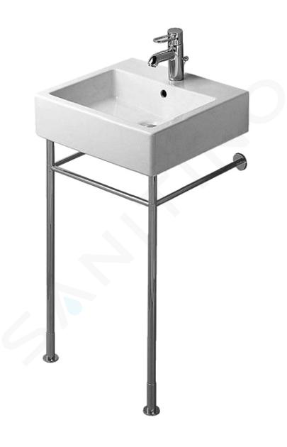 Duravit Vero - Support métallique pour lavabo, chrome, support pour lavabo Vero 045450 0030651000